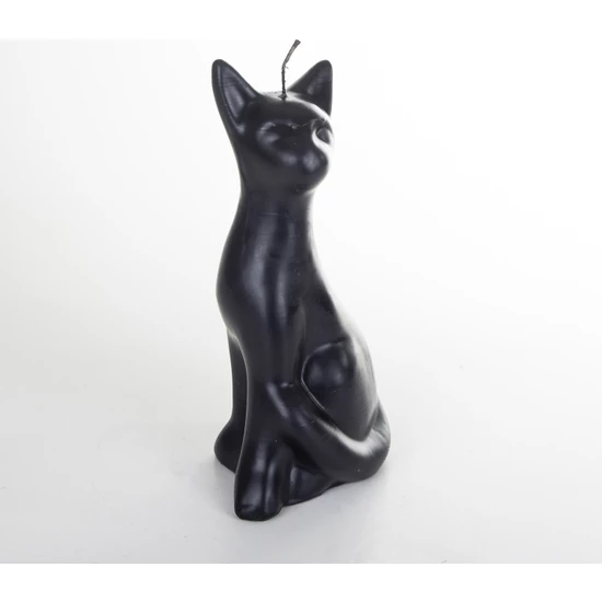Siyah Kedi mum 27.5 cm